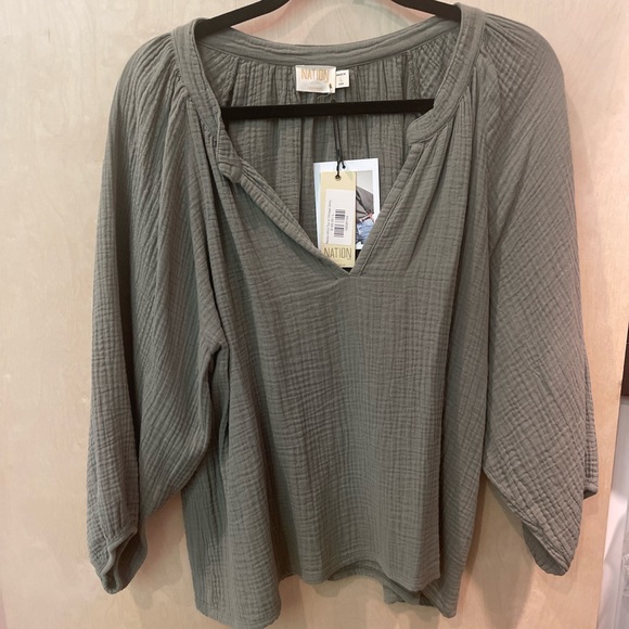 Nation LTD Tops - Nation LTD MiMi Top- vintage army color